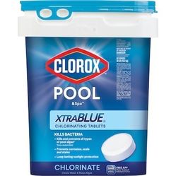 35 Lbs.  Clorox Xtra Blue Chlorine Tabs For Pool