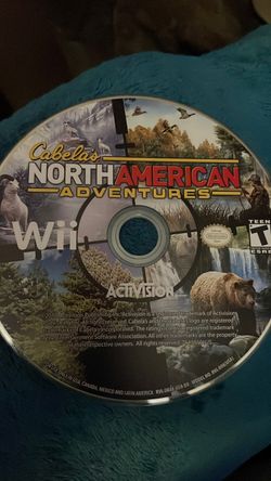 Wii Game Cabela’s North American adventure