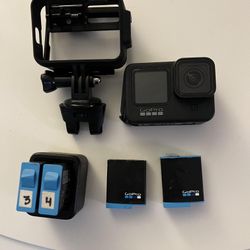 Gopro Hero 9 With 4 Batteries