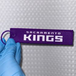 Double-sided Sacramento Kings Keychain
