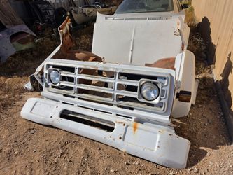 OEM 1973 to 1987 GMC Large Truck Front End Grille Bumper Fenders Hood