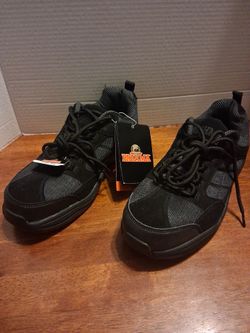 Steel Toe Work shoes.
