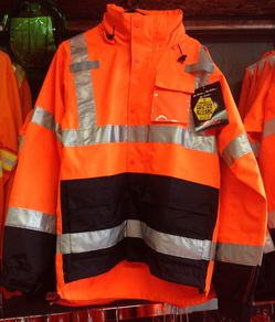 Class 3 Breathable, Waterproof, High Visibility Jacket