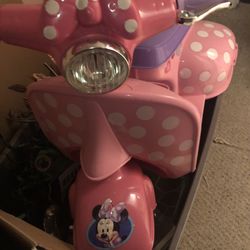 Minnie Mouse Ride On Scooter Without Charger