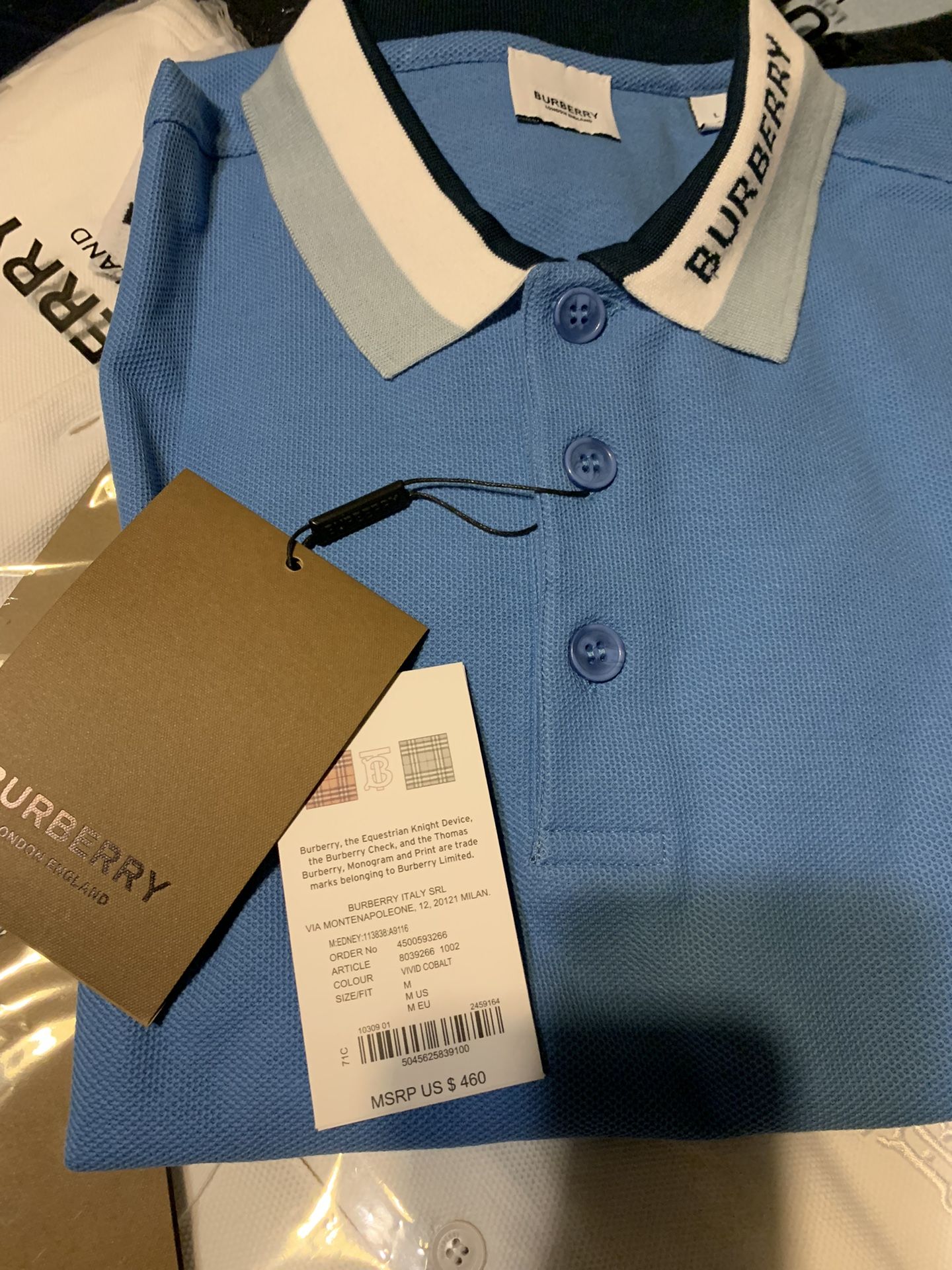 Burberry Polo Vivid Cobalt Style