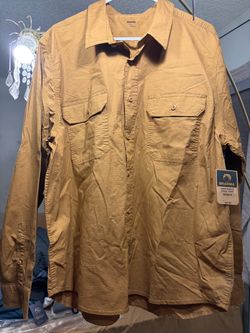 Brahma Men’s Ripstop Work Shirt with Long Sleeves