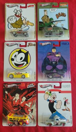 Hot Wheels Premium Classic Cartoons Set Of 6