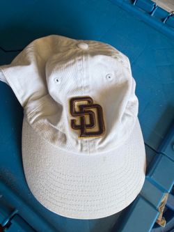 White Padres hat