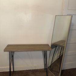 Mirror And Table