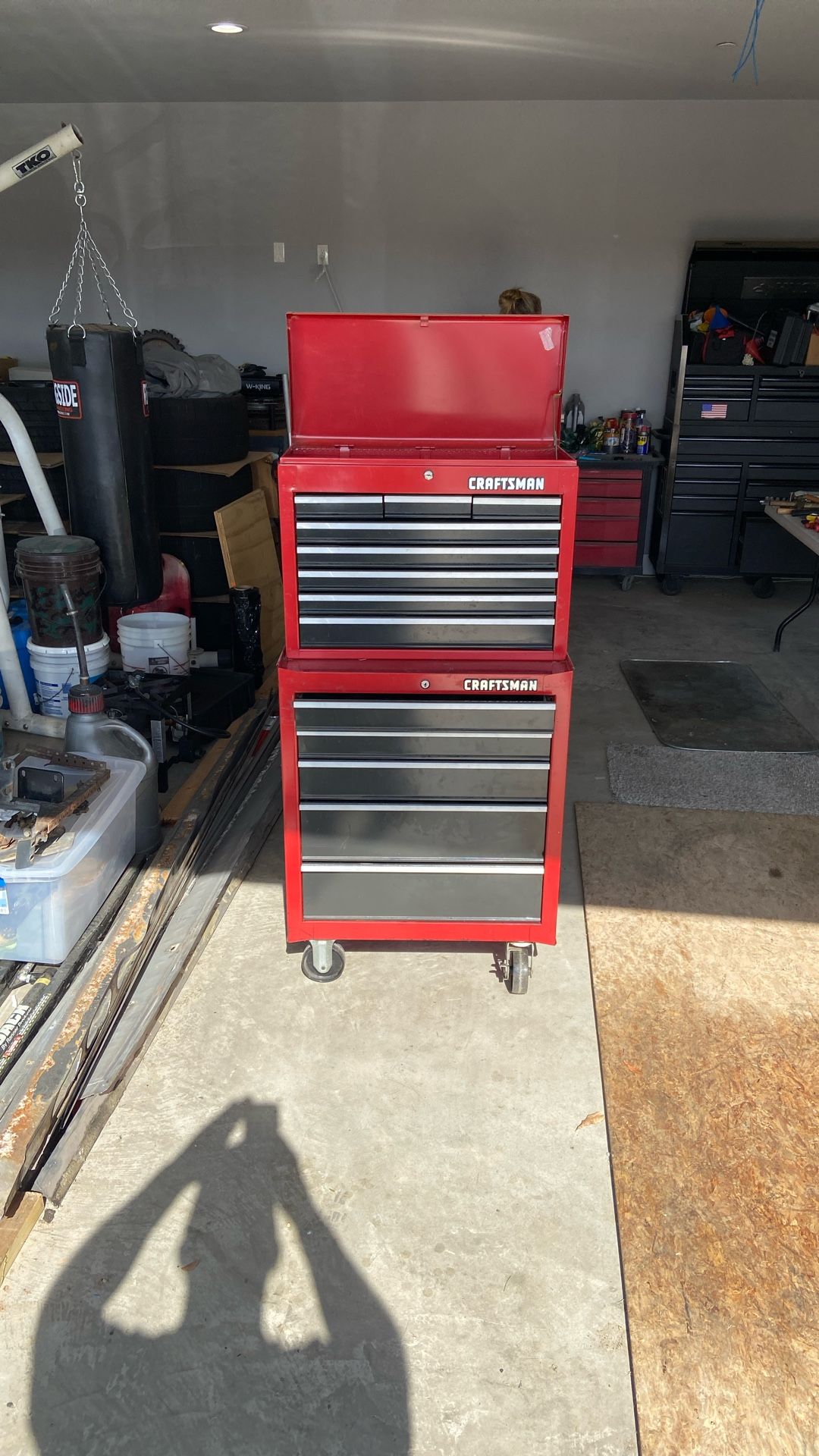 Crafts Stacked Tool Boxes