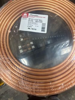7/8 copper roll 50 foot
