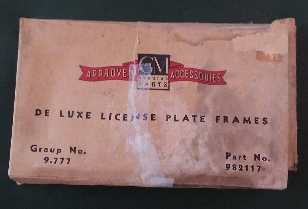 Vintage License Plate Frames Part #982117