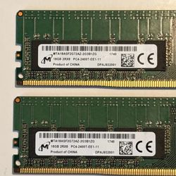 DDR4 2 Set 32 (TESTED) 2400
