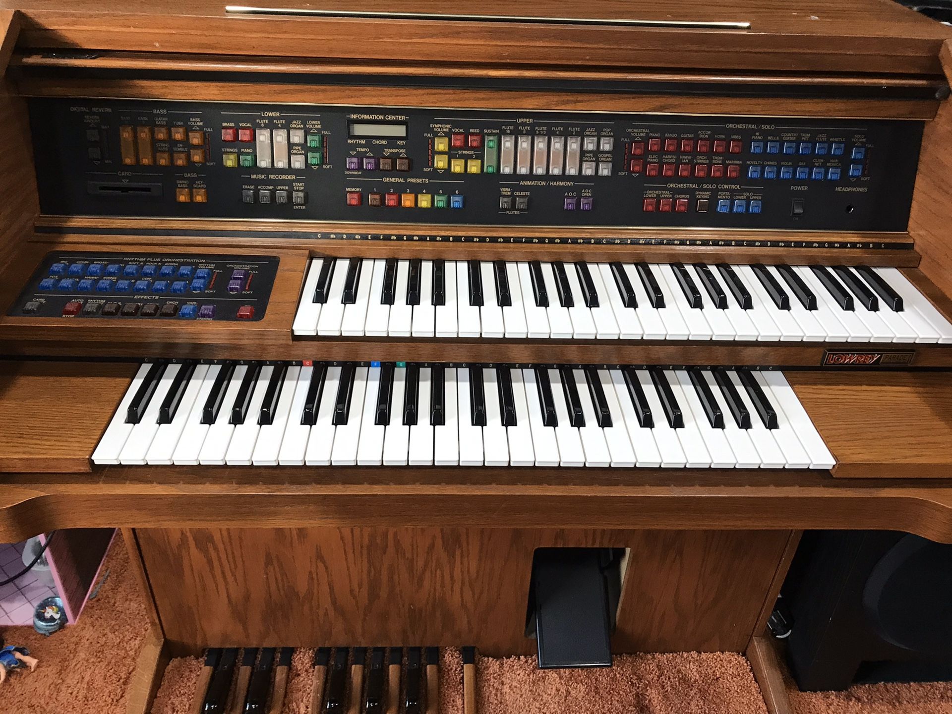 Lowrey organ limited edition parade model