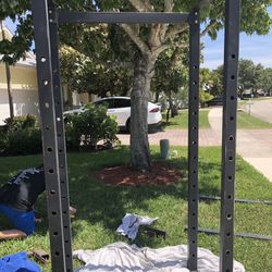 Squat Weight Rack w/ Weight Plates
