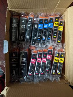 Canon Printer Ink Cartridges Model 221