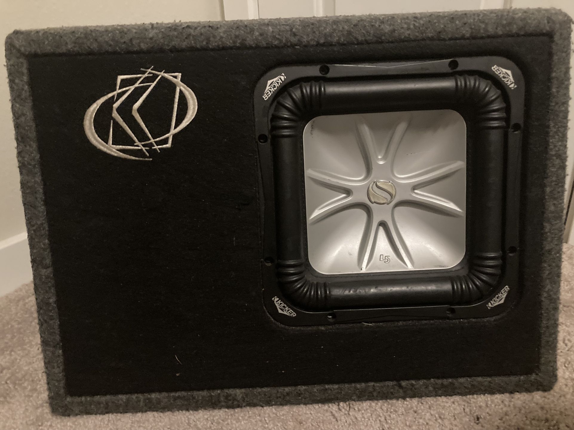 Kicker Solobaric L5 10 Subwoofer In Ported Kicker Box Ridiculously Loud