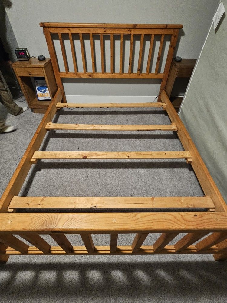 Queen Wooden Bed Frame