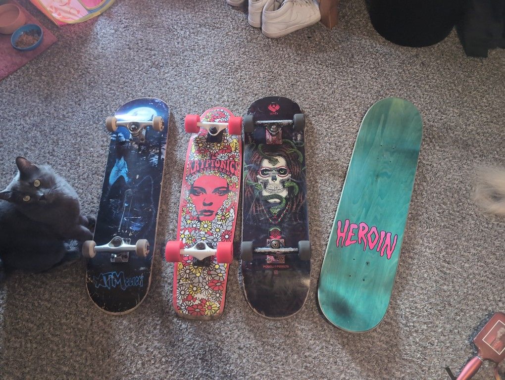 Selling My Trucks And Wheels And Boards.  