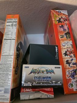 Dragon ball z cereal box