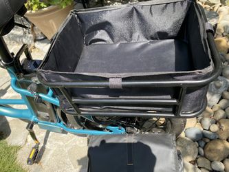 New  EBike Rear Basket with Liner
