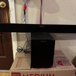 Klipsch R4B II Sound Bar And Wireless Subwoofer