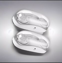 Outdoor Emergency Light, Wet Location, Exterior Emergency Lights with Battery Backup, LED Egress Lights, UL Listed, 120/277V, Commercial Emer