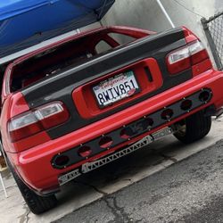 Y&s Rear Bumper Diffuser Eg Ek Dc 