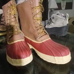 Peaveys Mens Size 12 Steel Shank Winter Work Boots 