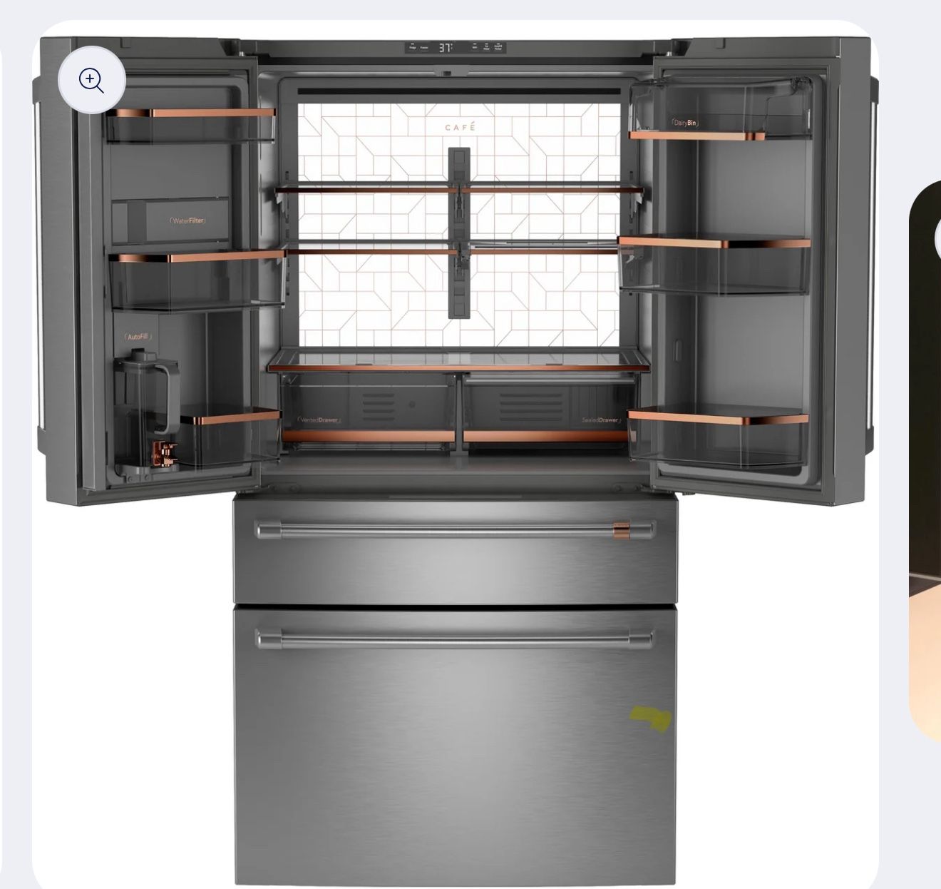 Brand New GE Cafe Refrigerator (Inside Box)