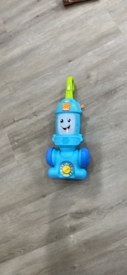 Fisher-Price Toddler Toy Laugh & Learn Light-Up Learning Vacuum Musical Push Along for Pretend Play