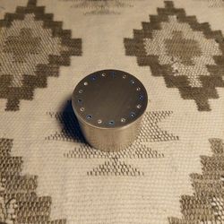 Silver Diamond/sapphire Trinket Box
