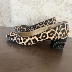 Michael Kors Leopard Print Heel Shoes 🐆 Size 11