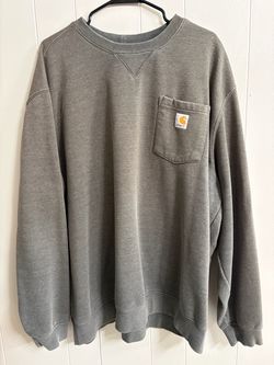 Carhartt Pocket Crewneck Sweatshirt Gray