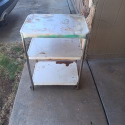 VINTAGE COSCO KITCHEN CART