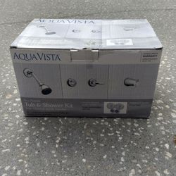 Full Tub + Shower Kit in Chrome