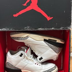 Used Jordan 3 White Cement Reimagined  $100