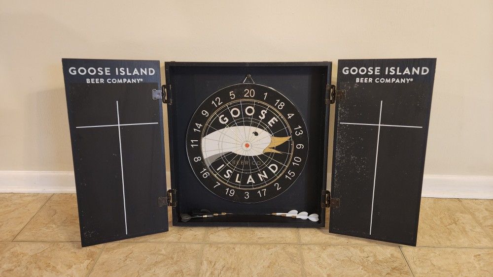 Goose Island Beer Co. Dart Board Cabinet