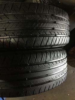 18” 2 used tires 235/55R18