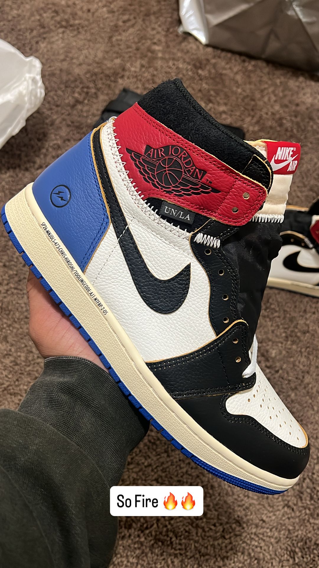 Jordan 1 fragment union
