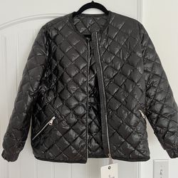 Quilted Black Women’s Jacket