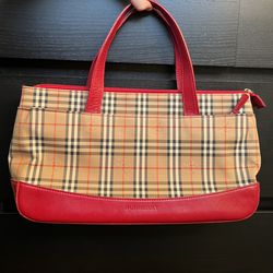 Burberry Haymarket Check Shoulder Bag 