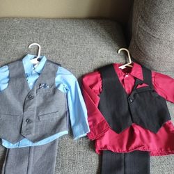 Toddler Dressy Vest Set