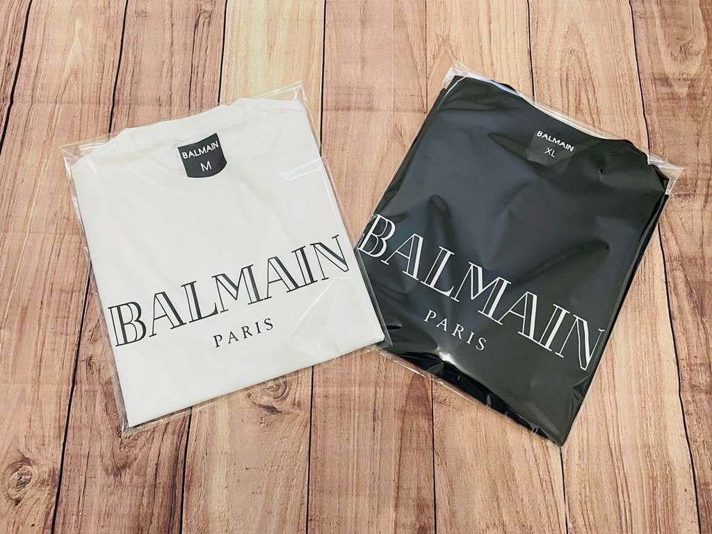 Balmain Tshirt Black And White