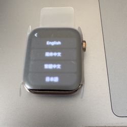 New Apple watch  5 45mm gold stainless steel ( Open To Best Offer)