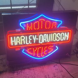 Harley Davidson Neon Sign 33x25