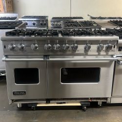 Viking 48”Wide All Gas Range Stove 6Burners In Stainless Steel 