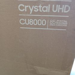 SAMSUNG 85" INCH CRYSTAL UHD 4K CU8000
