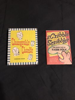 Vintage Game Combo Changeable Charlie & Scribble Scribbler