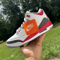 Jordan 3 Fired Red